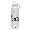 1L Stainless Steel Thermal Bottle with Phone Holder & Double Wall Insulation