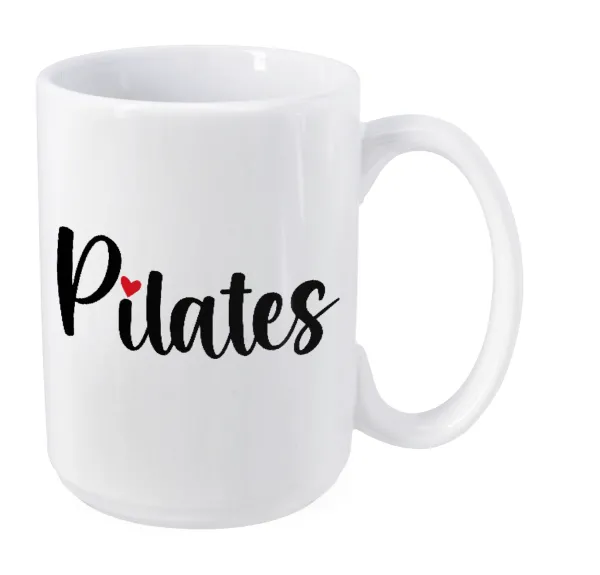 Pilates love — Mega mug, ceramic, 450ml