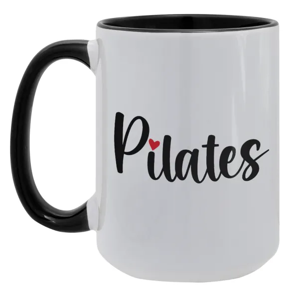 Pilates love — Mega 15oz Μαύρη