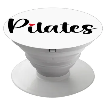 Pilates love, Phone Holders Stand  Λευκό Βάση Στήριξης Κινητού στο Χέρι