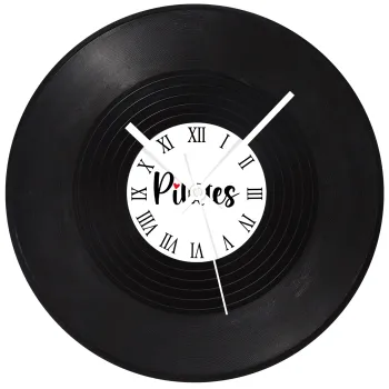 Pilates love, Ρολόι τοίχου Βινύλιο (30cm)