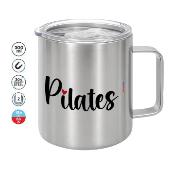 Pilates love, Mug Stainless steel double wall 300ml