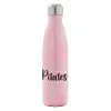 Μεταλλικό παγούρι θερμός Ροζ Ιριδίζον (Stainless steel), διπλού τοιχώματος, 500ml