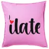Sofa cushion Pink 50x50cm includes filling