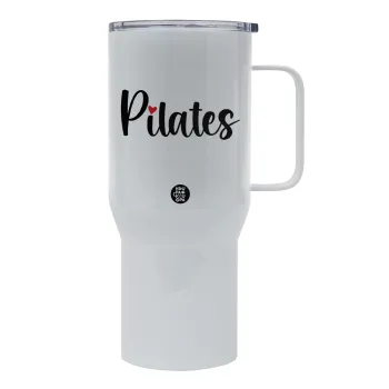 Pilates love, Mega Stainless steel Tumbler with lid, double wall 750L