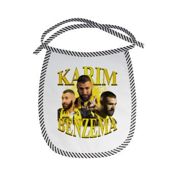 Karim Benzema, Σαλιάρα μωρού αλέκιαστη με κορδόνι Μαύρη