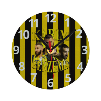 Karim Benzema, Ρολόι τοίχου γυάλινο (20cm)