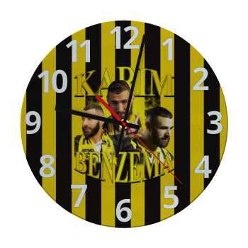 Karim Benzema, Ρολόι τοίχου γυάλινο (30cm)