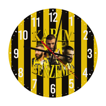 Karim Benzema, Ρολόι τοίχου ξύλινο (30cm)