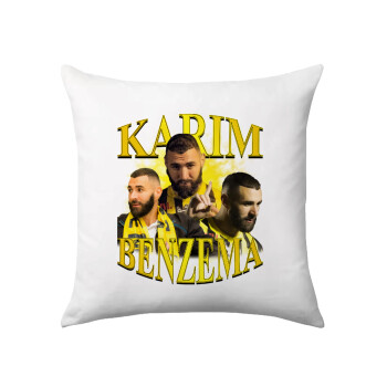 Karim Benzema, Sofa cushion 40x40cm includes filling