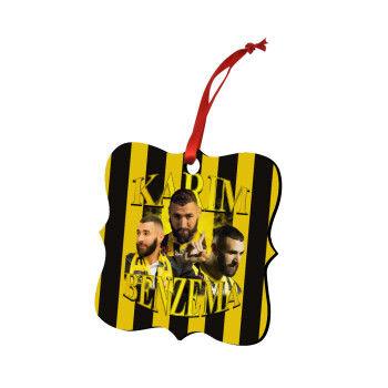 Karim Benzema, Στολίδι Χριστουγεννιάτικο στολίδι polygon ξύλινο 7.5cm