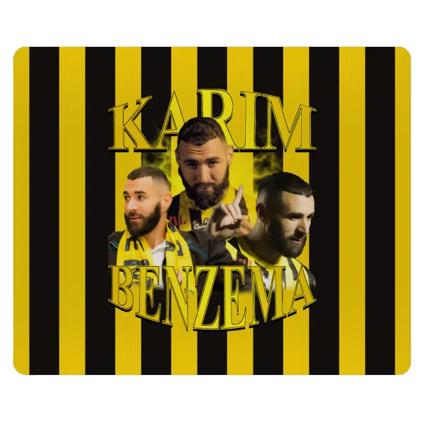 Karim Benzema — Mousepad ορθογώνιο 23x19cm
