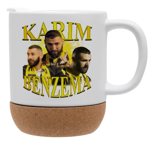 Karim Benzema — Κούπα, κεραμική με βάση φελού και καπάκι (ΜΑΤ), 330ml