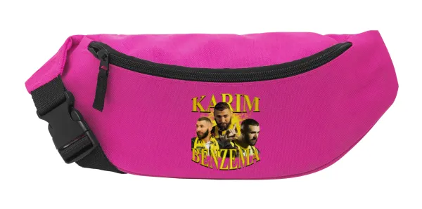 Karim Benzema — Unisex waist bag (banana) in PINK color with 2 pockets