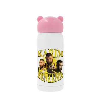 Karim Benzema, Pink stainless steel thermal flask, 320ml