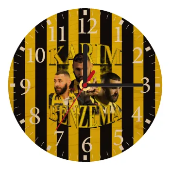 Karim Benzema, Ρολόι τοίχου ξύλινο plywood (20cm)