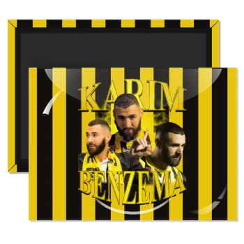 Karim Benzema, Ορθογώνιο μαγνητάκι ψυγείου διάστασης 9x6cm
