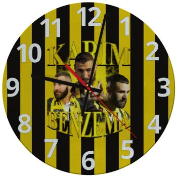 Karim Benzema, Ρολόι τοίχου γυάλινο (30cm)