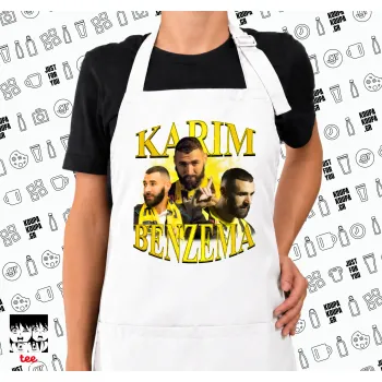 Karim Benzema, Ποδιά μακριά Σεφ ολόσωμη με τσέπες white (ΕΝΗΛΙΚΩΝ)