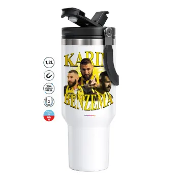 Karim Benzema, Mega Tumbler με καπάκι, διπλού τοιχώματος (θερμό) 1,2L