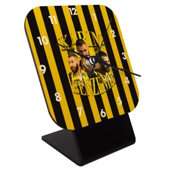 Karim Benzema, Επιτραπέζιο ρολόι σε φυσικό ξύλο (10cm)