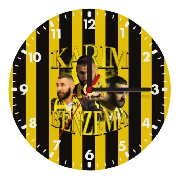 Karim Benzema, Wooden wall clock (20cm)