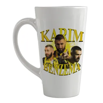Karim Benzema, Κούπα κωνική Latte Μεγάλη, κεραμική, 450ml