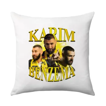 Karim Benzema, Sofa cushion 40x40cm includes filling