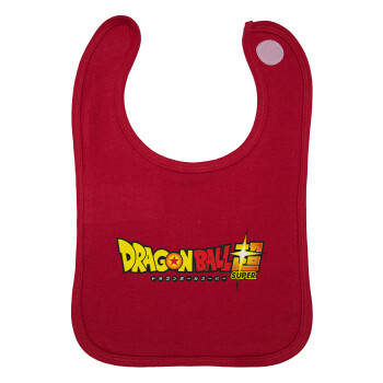 DragonBallZ, Σαλιάρα με Σκρατς Κόκκινη 100% Organic Cotton (0-18 months)