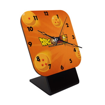 DragonBallZ, Επιτραπέζιο ρολόι σε φυσικό ξύλο (10cm)
