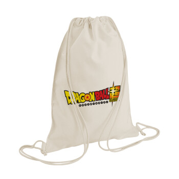 DragonBallZ, Τσάντα πλάτης πουγκί GYMBAG natural (28x40cm)