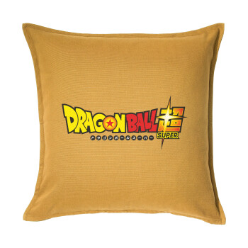 DragonBallZ, Μαξιλάρι καναπέ Κίτρινο 100% βαμβάκι, περιέχεται το γέμισμα (50x50cm)