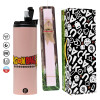 Easter candle,Travel Tumbler 2 Lids, with metal straw & cleaning brush & aromatic flat candle (30cm) (PINK)