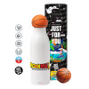 Bascetball Metal mug thermos, double wall, 550ml