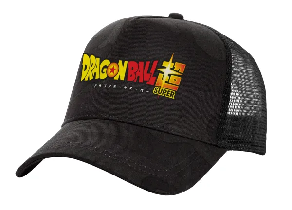 DragonBallZ — Adult Structured Trucker Hat, with Mesh, Dark Army (100% COTTON, ADULT, UNISEX, ONE SIZE)