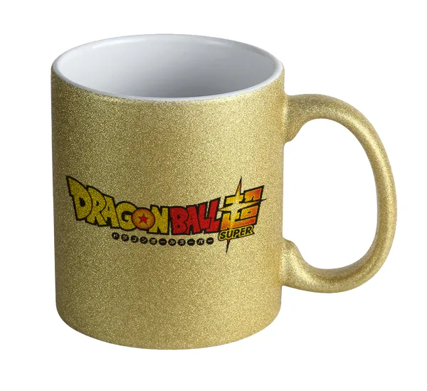DragonBallZ — Κούπα Χρυσή Glitter που γυαλίζει, κεραμική, 330ml