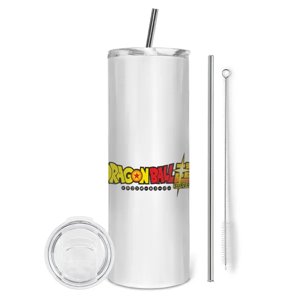 DragonBallZ — Tumbler stainless steel 600ml, with metal straw & cleaning brush