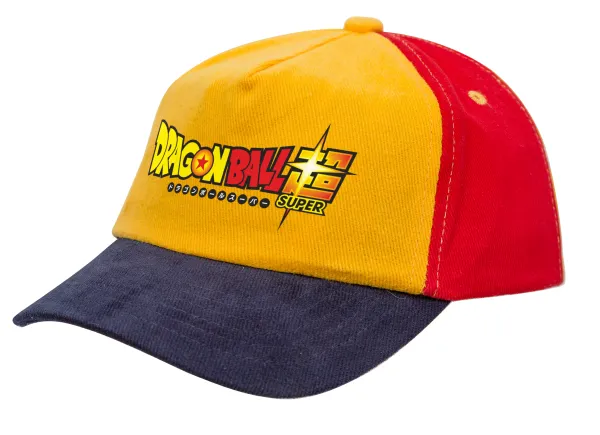 DragonBallZ — Children's Baseball Cap, 100% Cotton Drill, Yellow/Blue/Red (COTTON, CHILDREN'S, ONE SIZE)