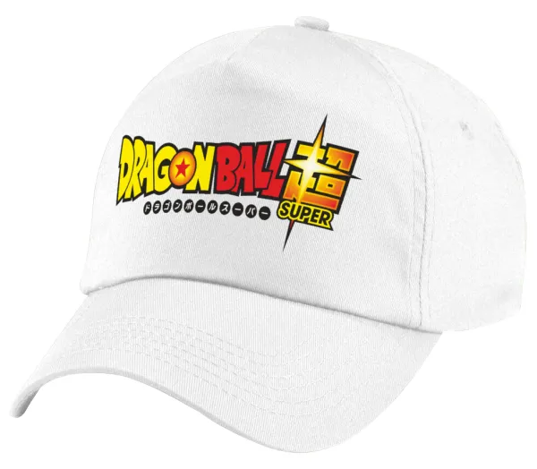 DragonBallZ — Children's Baseball Cap, 100% Cotton Twill, White (COTTON, CHILDREN'S, UNISEX, ONE SIZE)