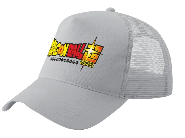 DragonBallZ — Trucker Hat with Mesh, GREY, (COTTON, KIDS, UNISEX, ONE SIZE)