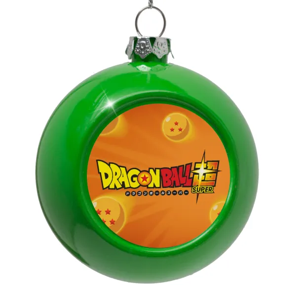 DragonBallZ — Green Christmas tree ornament bauble 8cm