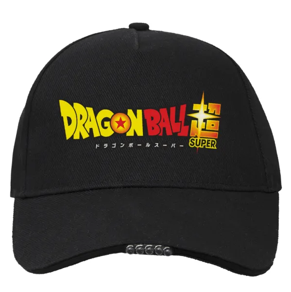 DragonBallZ — Work & Activity LED Light Cap – Perfect for Night & Low Light Conditions (100% COTTON, ADULT, UNISEX)