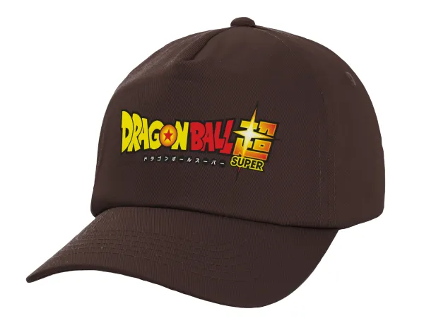 DragonBallZ — Adult Baseball Cap, 100% Cotton, Chocolate (COTTON, ADULT, UNISEX, ONE SIZE)