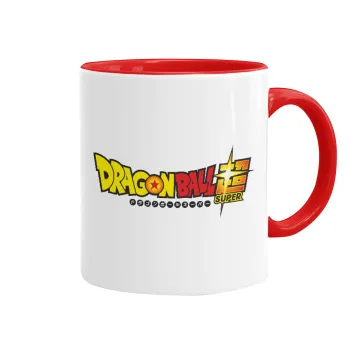 DragonBallZ, Mug colored red, ceramic, 330ml