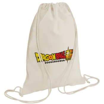 DragonBallZ, Backpack bag GYMBAG natural (28x40cm)
