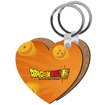 DragonBallZ, Μπρελόκ Ξύλινο καρδιά MDF