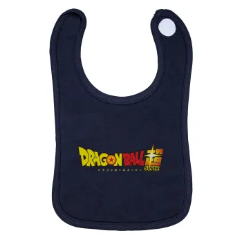 DragonBallZ, Σαλιάρα με Σκρατς 100% Organic Cotton Μπλε (0-18 months)