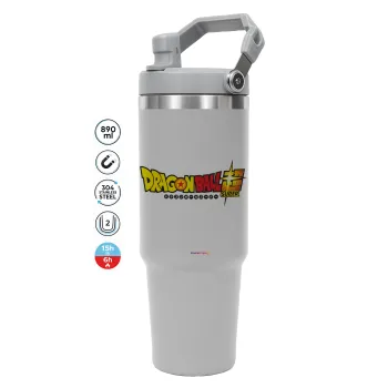 DragonBallZ, ΓΚΡΙ χρώματος Θερμός Ανοξείδωτο 890ml (30oz) με χερούλι