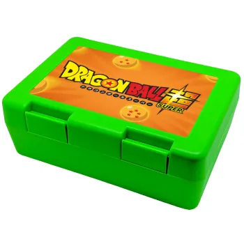 DragonBallZ, Παιδικό δοχείο κολατσιού ΠΡΑΣΙΝΟ 185x128x65mm (BPA free πλαστικό)