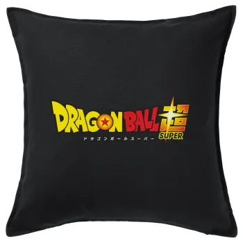 DragonBallZ, Sofa cushion black 50x50cm includes filling